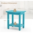 thumbnail image 4 of Dycanpo HDPS Shower Bench Seat, Bath Spa Foot Stool for Inside Shower Waterproof, Sky Blue, 4 of 8