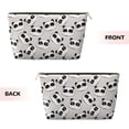 thumbnail image 2 of Picia Cute Panda Printed Leather Travel Toiletry Bag,Cosmetic Organizer, Makeup Travel Bag, Durable Travel Pouch, Compact Toiletry Bag, Travel Accessories, 2 of 6