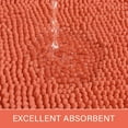thumbnail image 3 of Softlife Luxury Soft Bathroom Non-Slip Rug Shaggy Bath Mat,24"x60",Coral powder, 3 of 7