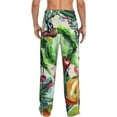 thumbnail image 3 of Easygdp Vegan1 Men's Pajama Pant, Sleep Elastic Waistband Lounge Pants - XX-Large, 3 of 9
