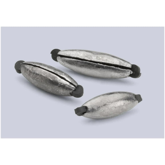 Bullet Weights Rubber Grip Sinkers Size 1/4 oz. 5 pc