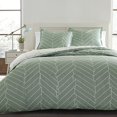 thumbnail image 1 of City Scene Housse de Couette en Coton Ceres, Simple, Menthe, 1 of 1