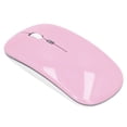 thumbnail image 4 of Ratón inalámbrico de 2,4 GHz, ratón ergonómico ligero recargable, 1600 ppp, sin ruido, con sensor óptico inteligente, color rosa, 4 of 8