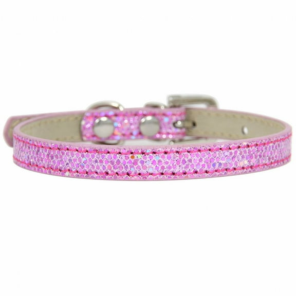 BESTSKY Dog Collars,High-Quality Material Dog Collars Led,Easy to Wear Leather Dog Collar,Light Pink,XS