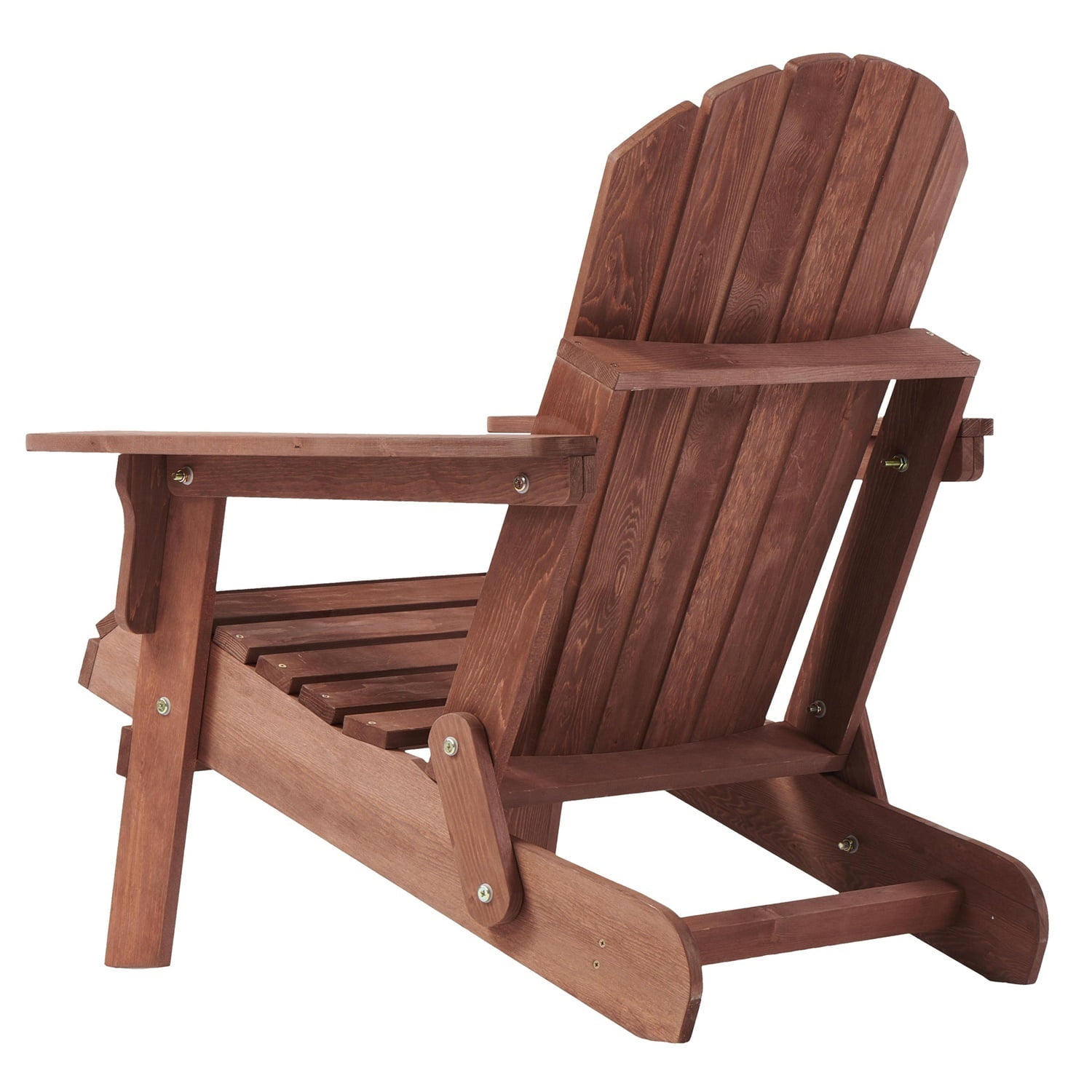 ALvantor Oversize Adirondack Chair Outdoor Wood Folding Adirondack Chair with Pre-Assembled BackRest & SeatBoard for Patio Garden Backyard Coffee