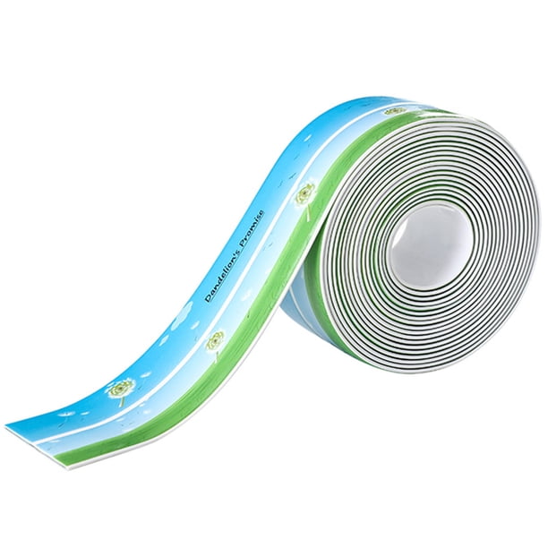 Tira de sellado de pared acrílica Cinta de sellado adhesiva impermeable Cinta de reparación de inodoros de baño, Tipo 3 Scienceny HA7326-03B