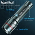 thumbnail image 4 of Linterna recargable RECHOO G1000 High Lumens Grey, 4 of 7