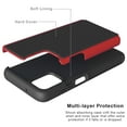 thumbnail image 3 of Motorola Moto G Stylus 2021 Phone Case, Military Grade 6 Feet Drop Test Protection Dual Layer Cover-Red, 3 of 4