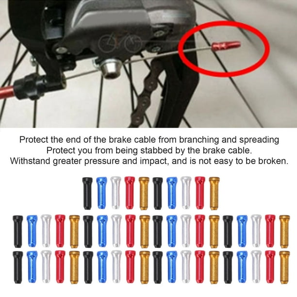 KCNC Bicycle Cable End Caps – 10-Pack, Aluminum Tips For Brake & Derailleur Cables 9 thumbnail image