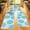 Blue, variant on Anti-Fatigue Kitchen Mat Set – Massage-Texture Comfort Rugs, Stress-Relief Standing Mats for Kitchen & Laundry Room, Soft Polyester Surface with Non-Slip TPR Backing