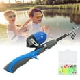thumbnail image 4 of Rod Kids Fishing Rod Reel and Lures Resin Structure with Storage Bag Children Fishing Full Kit for Outdoor Novice, 4 of 7