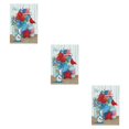 thumbnail image 3 of Injueey Pintura de diamantes de Navidad cuadros de diamantes de imitación decoración de pared de Año Nuevo dibujos animados de Papá Noel Tipo 9 3piezas, 3 of 6