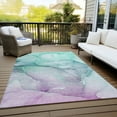 thumbnail image 6 of Addison Rugs Chantille Indoor/Outdoor Transitional Watercolors Aloe Washable Rectangle Rug, 10' x 14', 6 of 6