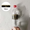 thumbnail image 5 of 100 piezas etiquetas para botellas de agua decoración artística Eid Mubarak bienvenida para Soledad Etiquetas para botellas, 5 of 5