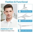 thumbnail image 4 of OCCI CHIARI Comfortable reading glasses men 4.00 strength Stylish Reader 400(100 125 150 175 200 225 250 275 300 350 400 500 600) Transparent, 4 of 6