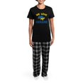 thumbnail image 4 of CafePress - We Love Ukraine Pajamas - Women's Short Sleeve Print T-Shirt and Pants Dark Cotton Pajama Set, 4 of 7