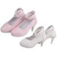 thumbnail image 3 of Chaussures de Poupée Mode Couleur Unie Mini Chaussures Poupée Talons Hauts Accessoires de Poupée, 3 of 5