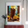 thumbnail image 2 of Diamond Art Kit for Adults, Cowboy Boots Sunflowers Stained Glass Diamond Painting for Adults Beginners, 5D DIY Diamond Art Painting Kits, Colorful Diamond Painting Craft for Home Decor 12x16, 2 of 7