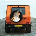 thumbnail image 2 of Daiia Sunflower Gnomes 4 Tire Covers , Travel Trailer Camper Truck SUV Motorhome Waterproof Wheel Cover, Sun Rain Snow Protector-15 inch, 2 of 8