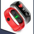thumbnail image 4 of Bluetooth 4.0 IP68 Impermeable Frecuencia cardíaca Oxígeno en sangre Pulsera de fitness Pantalla táctil Pulsera deportiva Inevent DZ6263-04, 4 of 7