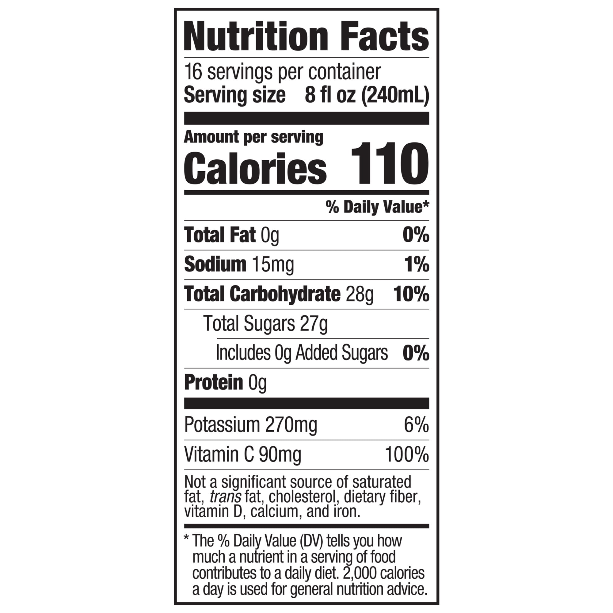 (4 pack) Juicy Juice 100% Juice, Apple, 128 fl oz Bottle