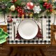 thumbnail image 1 of Solid Linen Placemats , Coffee Mats, Kitchen Table Mats, , Easy To Clean Kitchen Table Mats, 1 of 7