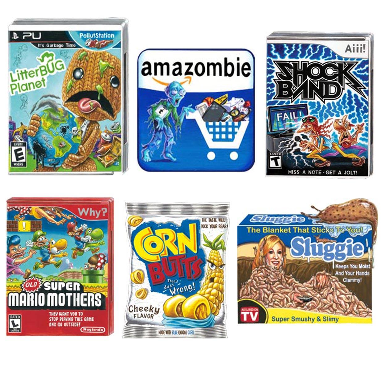 Wacky Packs Series 9 Trading Cards (24 Packs) WACKY9