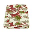 thumbnail image 2 of CADecor Christmas Bows And Holly Leaves Throw Blanket Bed Sofa Blanket 58x80 inches, 2 of 3