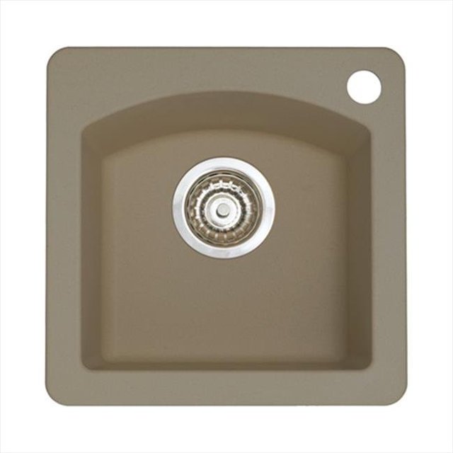 Diamond Single Bowl Silgranit II Bar Sink - Chrome