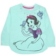 thumbnail image 6 of Disney Princess and Minnie Mouse Long Sleeve Tees 3 Pack, Princesses Minnie Mouse Long Sleeve T-Shirt 3-Pack Bundle Set for Girls (Size 2T-7), 6 of 12