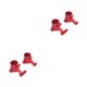 thumbnail image 2 of Vogacara Copa de dirección del eje delantero, 2 piezas, resistente al desgaste, buen rendimiento, larga vida útil, reemplazo para ZP1001 Gold rojo 2piezas Vogacara  CBP203059, 2 of 5