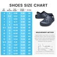 thumbnail image 2 of YHOON Clogs Men and Women Garden Shoes Marbled Clogs Slides Sandals Unisex Slip on Beach Water Shoes Navy Blue Size 6 Women/4 Men, 2 of 7