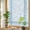 Blue, variant on Dark Brown Window Privacy Film Rainbow Static Cling Stain Glass Window Film for Glass Door, Decorative UV Blocking Sunroof Decal Sticker for Car 23.6"x59" Vintage Simple Stripes Grid Texture