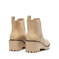 thumbnail image 4 of BURUDANI Women’s Round-Toe Wedge Chelsea Ankle Boots Low Wedge Heel Platform Booties, 4 of 4