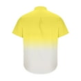 thumbnail image 3 of Birdeem Adult Fashion Men Button Gradient Printing Short Sleeve Tops T-Shirt Loose, 3 of 3