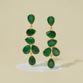thumbnail image 4 of Ross-Simons 22.68 ct. t.w. Emerald Drop Earrings in 18kt Gold Over Sterling, Women's, Adult, 4 of 6