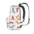 thumbnail image 3 of Disketp Dachshund Dog Puppy Mochila Escolar de Gran Capacidad y Peso Ligero, Mochila de Viaje Ideal para Escuela, Trabajo y Uso Diario, Cómoda y con Estilo, 3 of 8