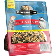Pennington Nut and Fruit Treat Bell, Wild Bird Feed and Seed, 15 oz., Dry, 1 Pack