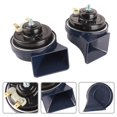 thumbnail image 1 of 2 Bocinas De Caracol Para Coche De Motocicleta De Dos Tonos De 12 V 105 DB, Instalación Universal, Sonido De Alto Decibelio, Material ABS Y Metal, Resistente Al Agua Y Al Polvo,, 1 of 7