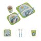 thumbnail image 2 of Juego de comedor para niños pequeños de 5pcs Bokboo Plate Bowl Tok Bift and Spoon Kit para niños, 2 of 6