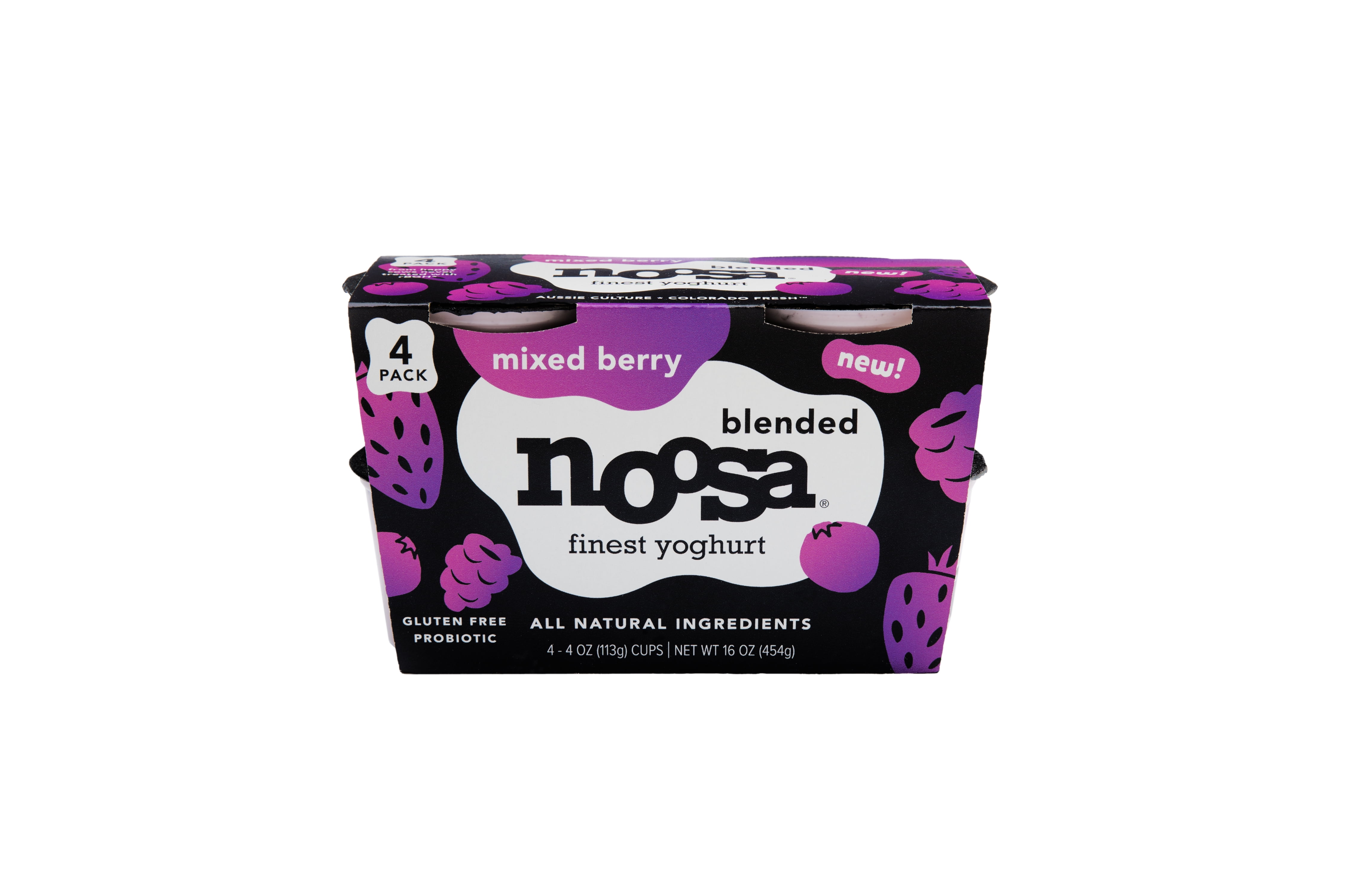 Noosa Yoghurt 4pk 4oz Mixed Berry