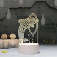 thumbnail image 3 of SDNall USB Acrylic Night Light LED Table Desk Bedroom Decor Gift Warm White Lamp, 3 of 9