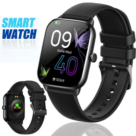 XAXRE KT65 1.9’’ Full IP67 Waterproof Touch Screen Smartwatch for Men Women, Smart Watch with 100+ Sports Modes Compatible with iOS Android, 1pc