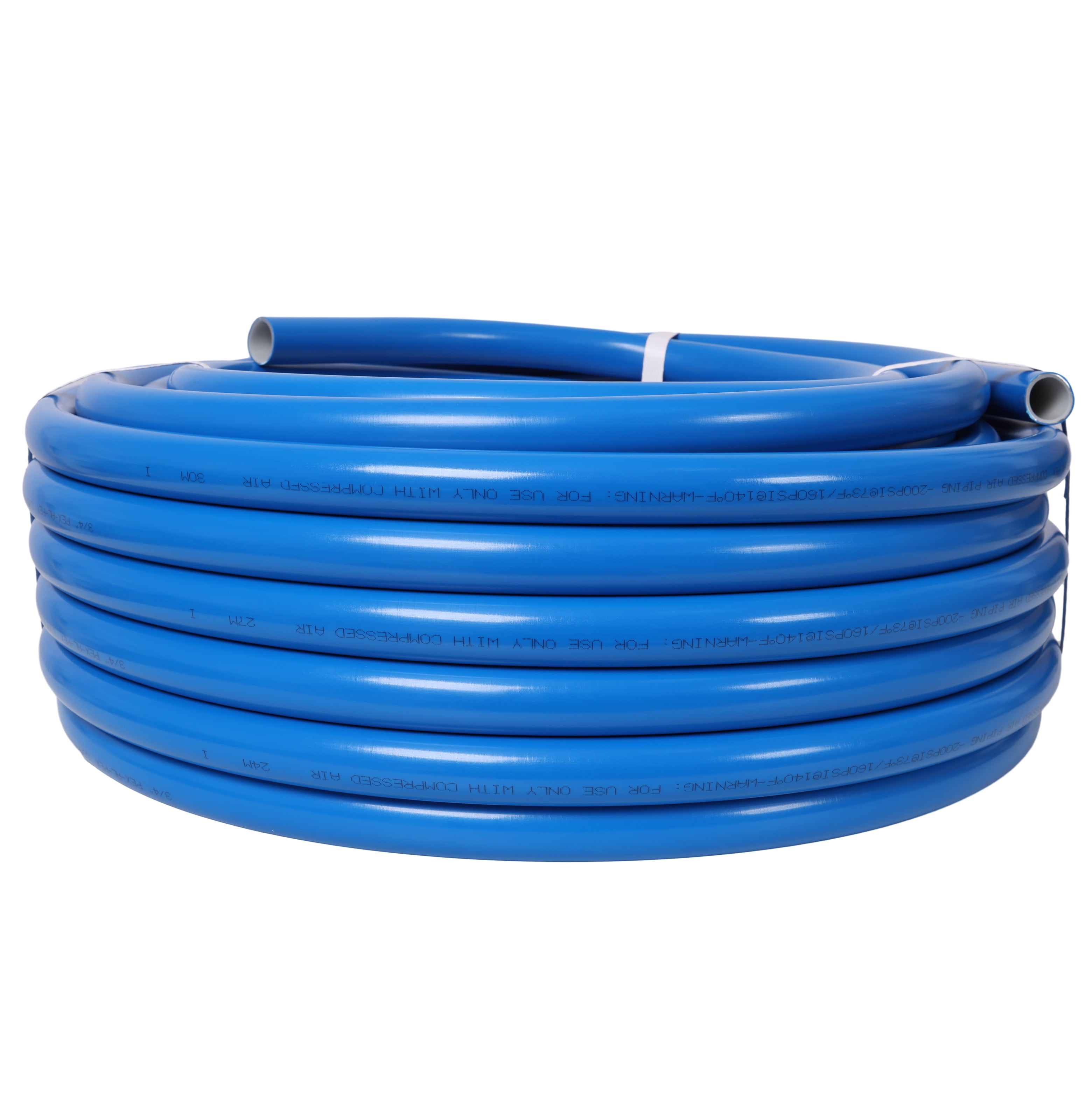 3/4 Inch Tubing Industrial Compressed Air Piping System, 100 Feet Length, High Quality PEX-AL-PEX Tubing,Blue Tubing