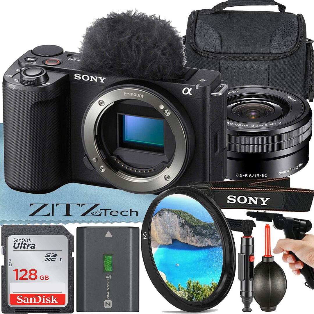 Sony ZV-E10 II Mirrorless Camera (Black) with 16-50mm Lens +