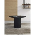 thumbnail image 2 of Manhattan Comfort Hathaway 47.24 Solid Wood Round Dining Table in Black, 2 of 6