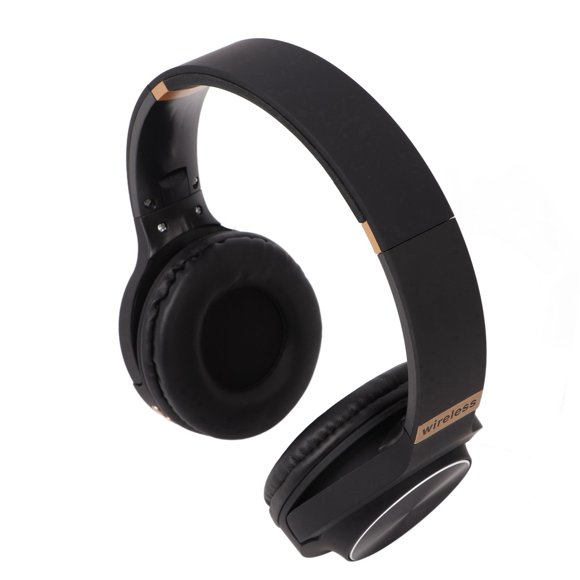 YAHHU Audífonos Inalámbricos Bluetooth Plegables con Cancelación de Ruido y Audio HiFi Estéreo - Color Negro (20.00 cm / 7.87 inches)