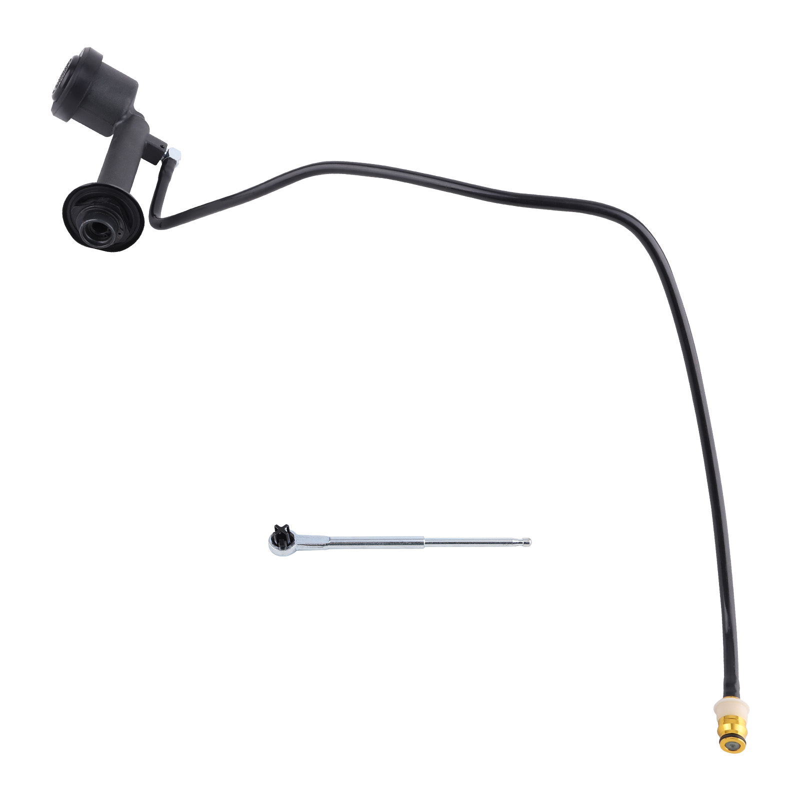 maXpeedingrods Clutch Master Cylinder and Line Assembly for Chevrolet S10, for GMC Sonoma 1998-2003 2.2L L4, Replace 5207818 15718351