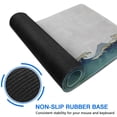 thumbnail image 6 of the Waves and the Distant Volcano&nbsp;desk Mouse Padwaterproofnon Slip&nbsp;for Office Home Work GamingmousepadsRubber Base Mousepad with Stitched Edges 31.5x11.8inches, 6 of 7