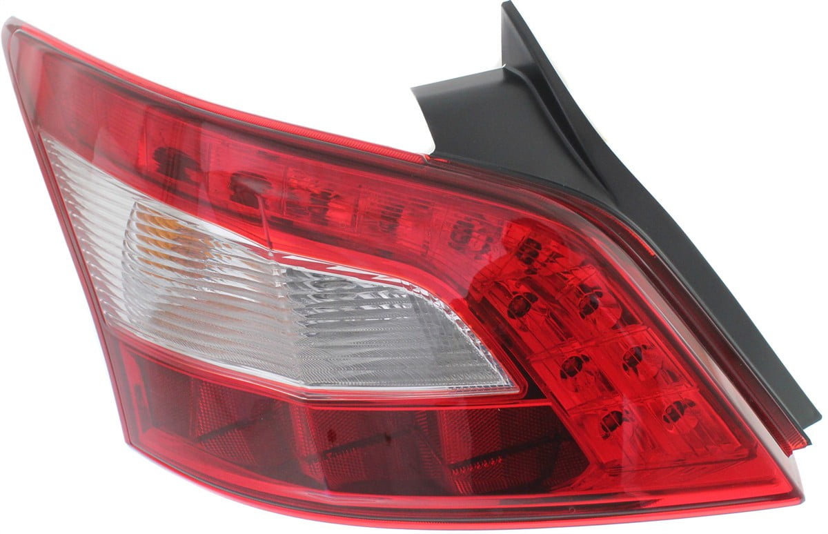Tail Light Compatible With 2009-2011 Nissan Maxima Left Driver With bulb(s)